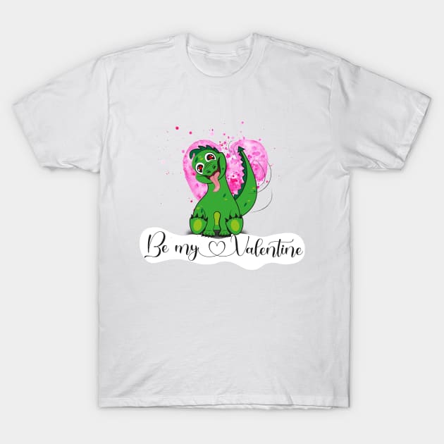 Dragon in love T-Shirt by Teija.I.Art&Design